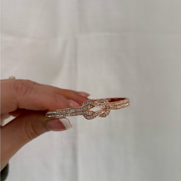 Jewelry - 18k Rose Gold plated over brass Knot Bracelet